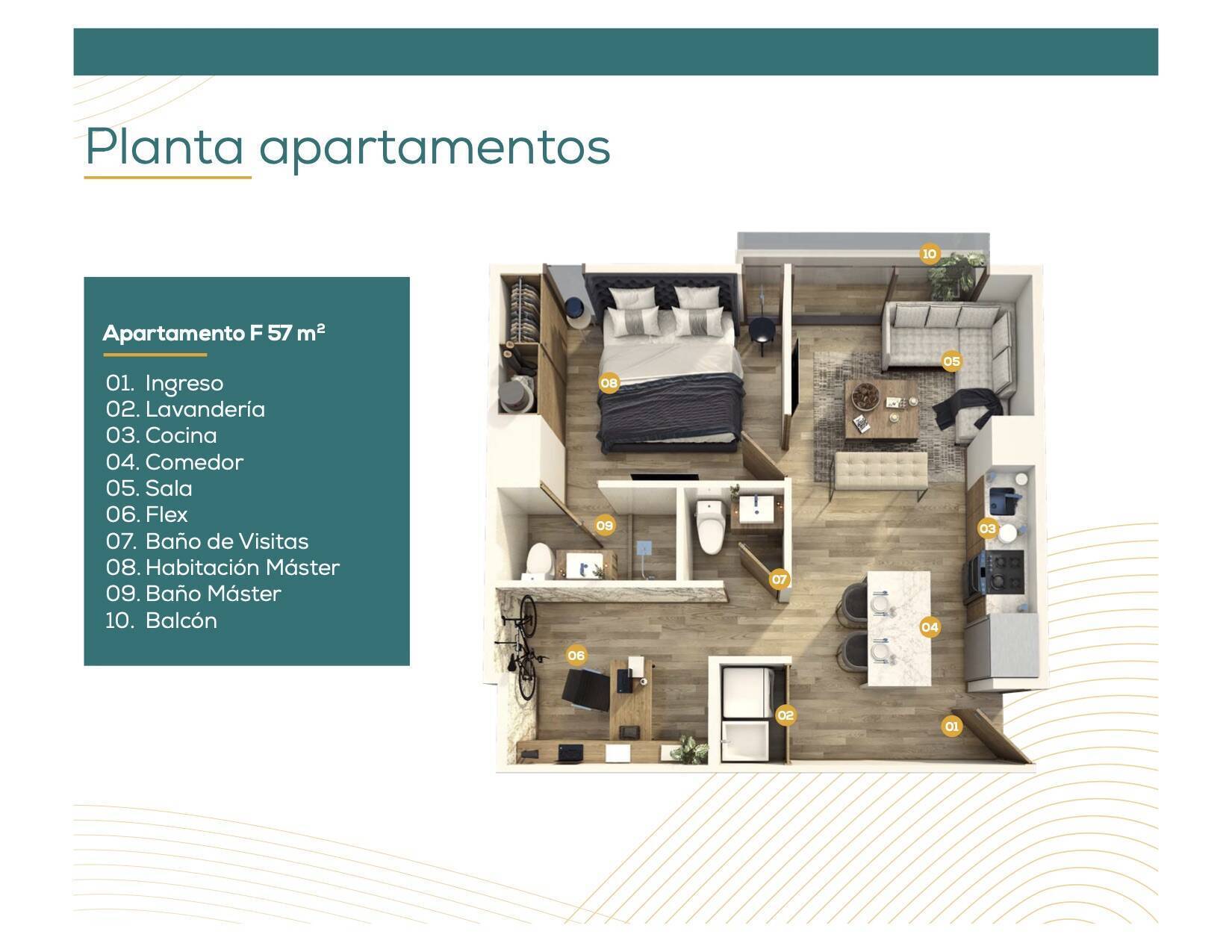#647 - Apartamento para Venta en Ciudad de Guatemala - Guatemala