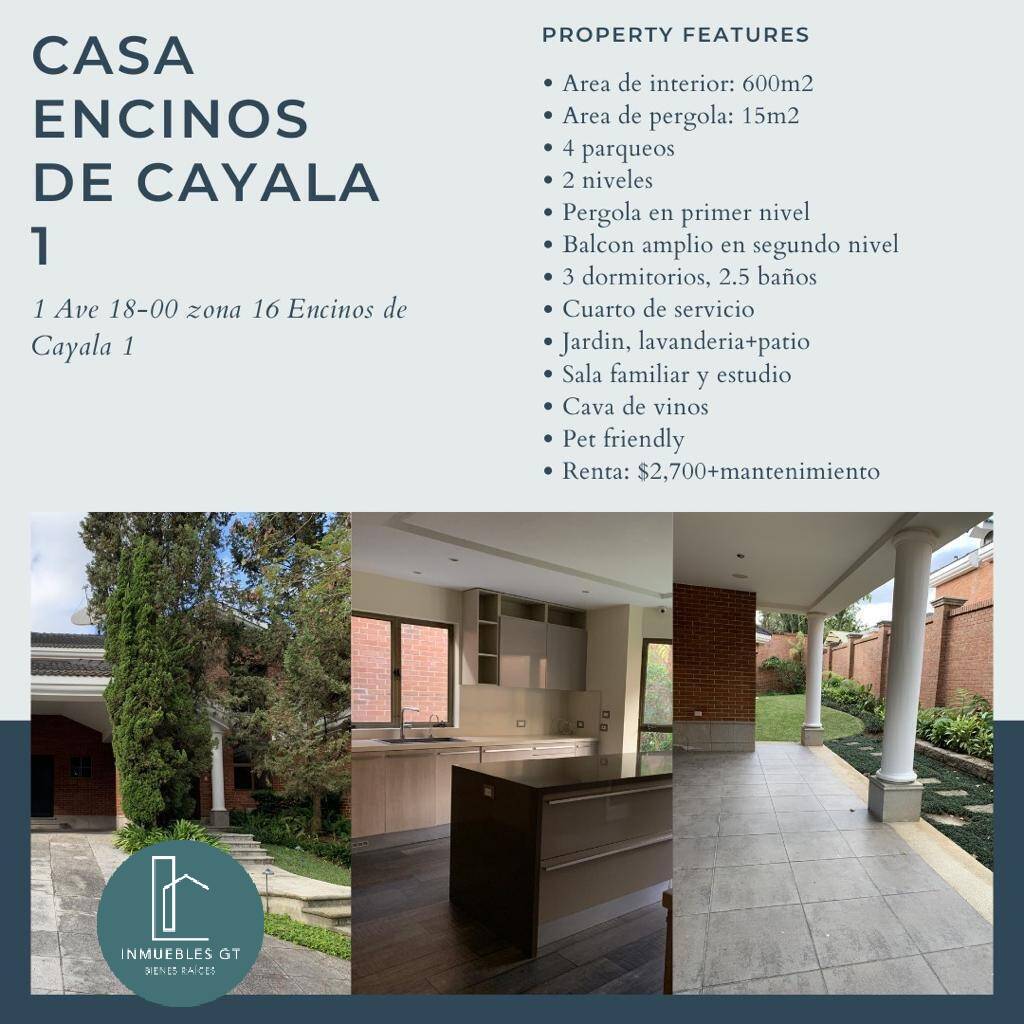 Casa en RENTA Encinos de Cayala zona 16 - Miniatura 13