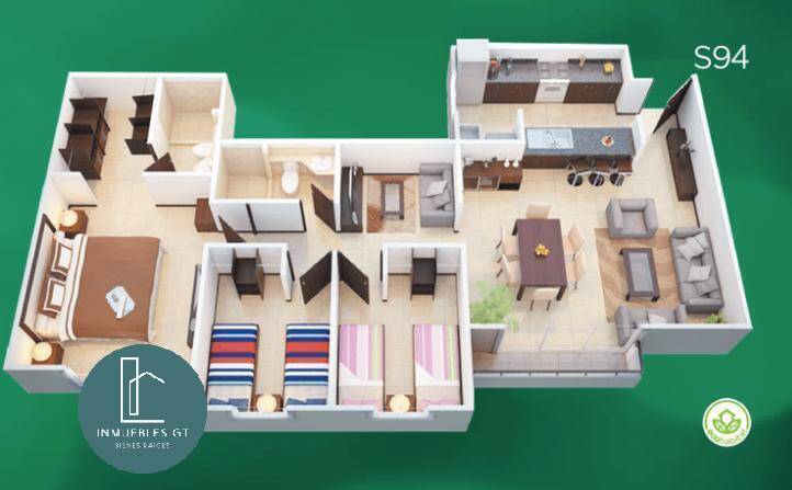 ALQUILO APARTAMENTO EN PARQUE 7 ZONA 7 DE MIXCO - Miniatura 6