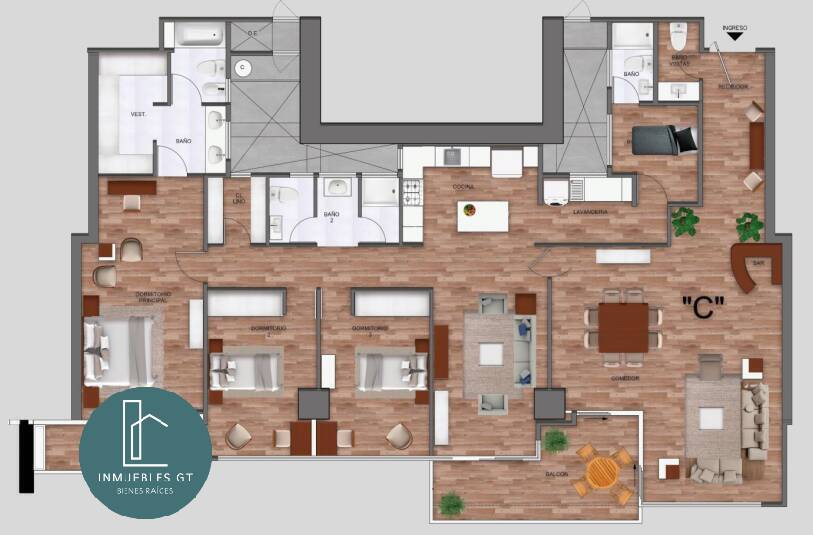 Apartamentos en RENTA- Edificio LUCCA, zona 10. - Image 2