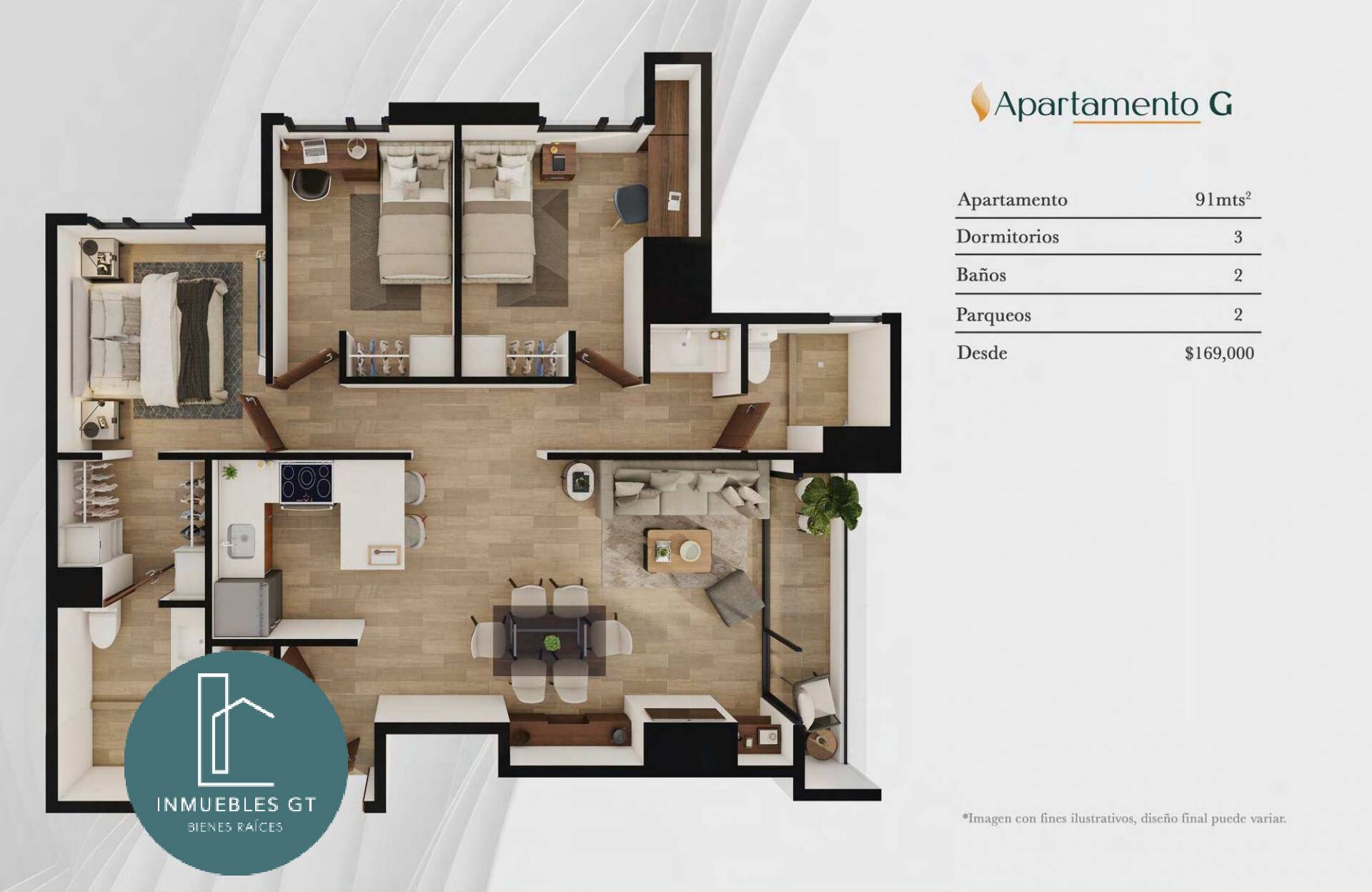 Apartamento en Venta zona 13 - Image 1