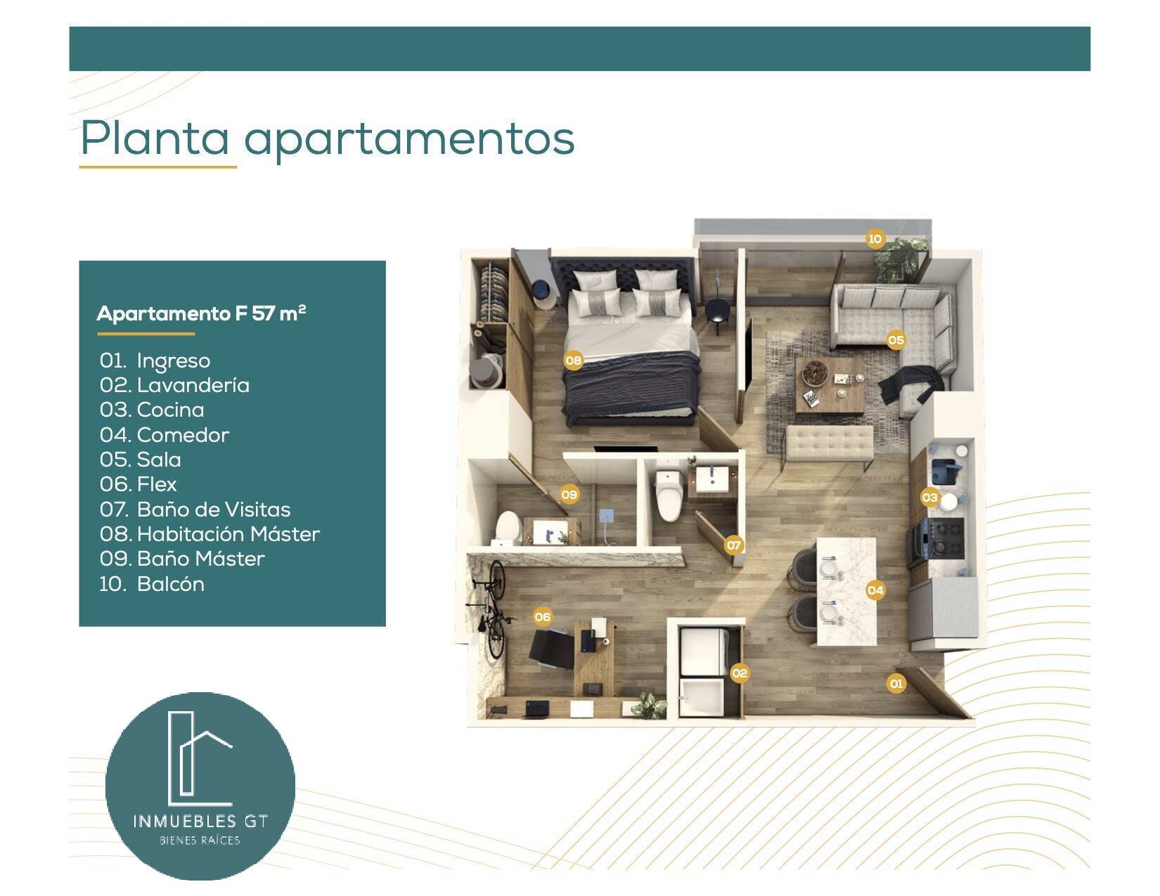 Apartamento en Venta zona 11 - Image 1
