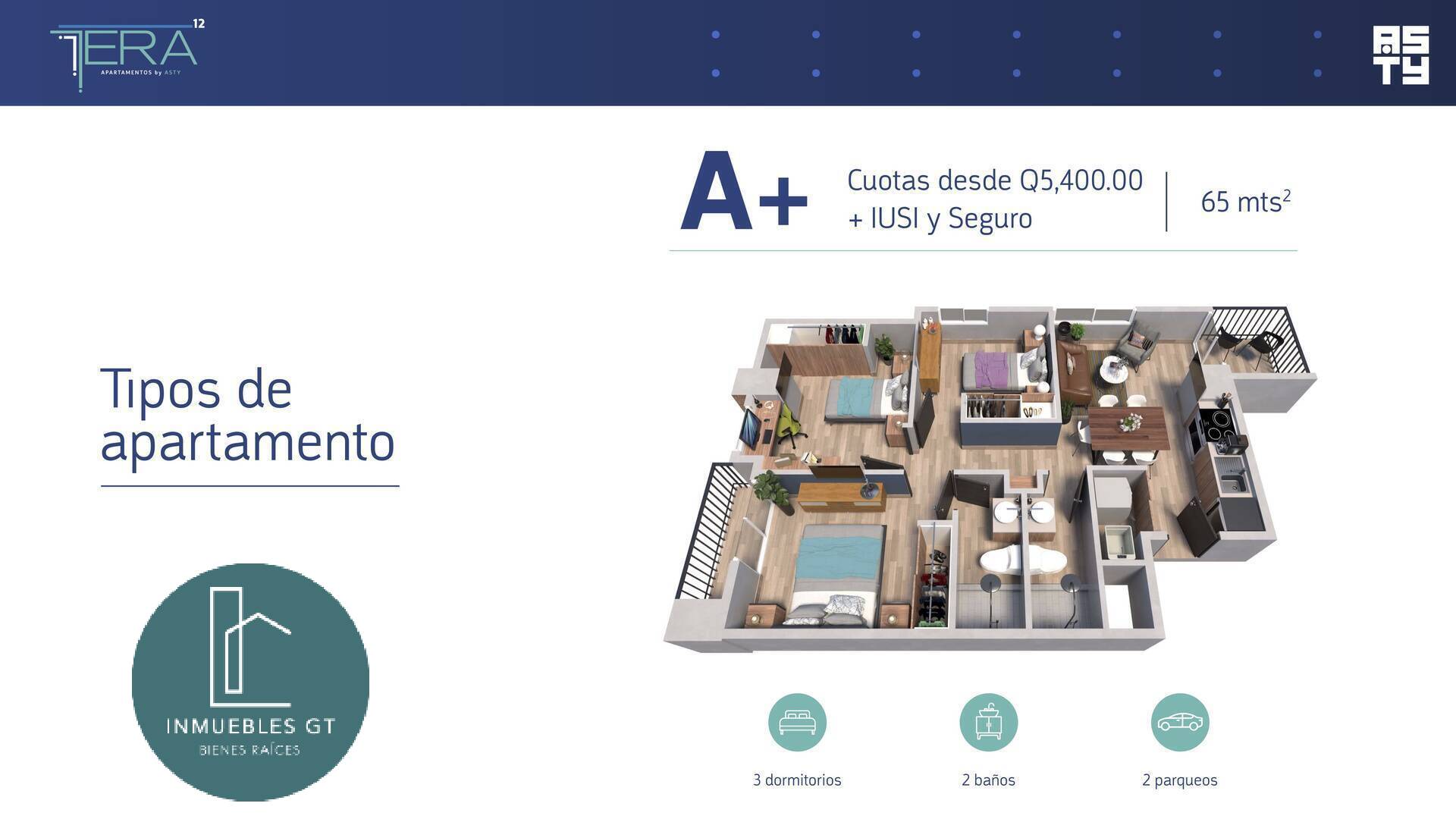 Apartamento en Venta zona 12 - Image 1