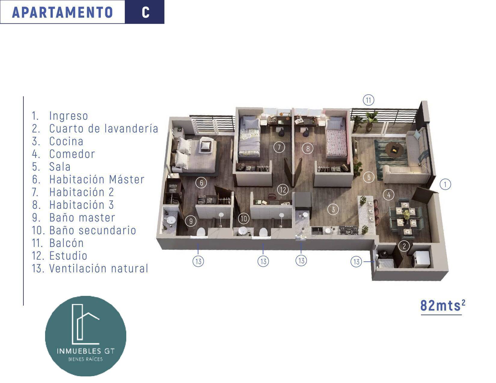 Apartamento en Venta  Carretera a El Salvador - Miniatura 11