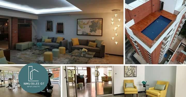 Apartamento amueblado en renta en edificio Casalini zona 10 - Miniatura 9
