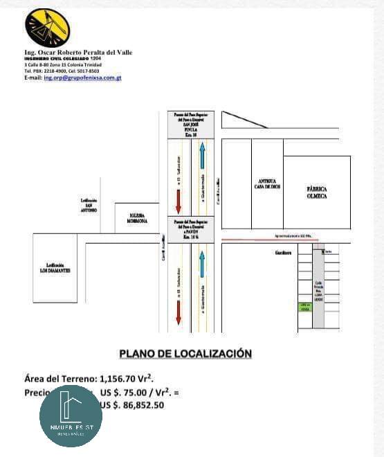 Terreno en Venta Carretera a Olmeca, Fraijanes - Image 3