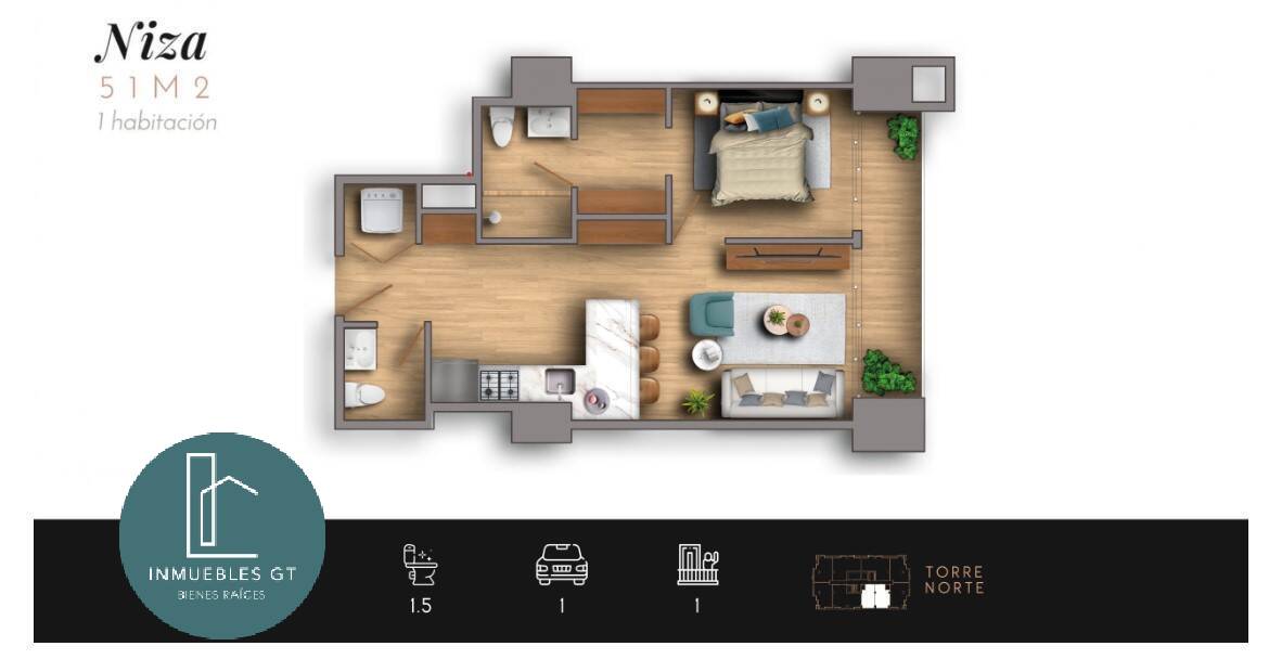 Apartamento en Venta zona 10 - Miniatura 9